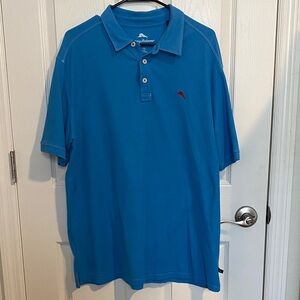 Tommy Bahama island Zone Vibrant Blue Polo Shirt